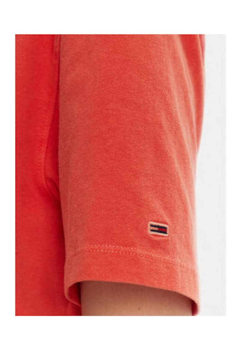 Tommy Jeans Tricou Dama - bumbac - portocaliu -