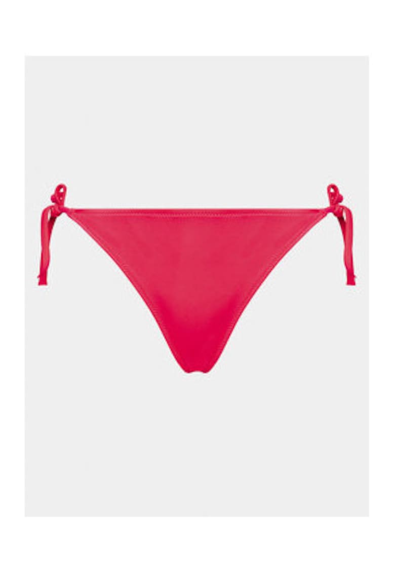 Slip de bikini dama - rosu - poliester reciclat - elastan