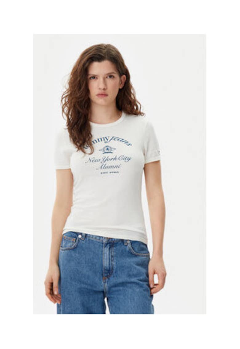 Tricou Dama - bumbac - ecrudwqfq - Ecru