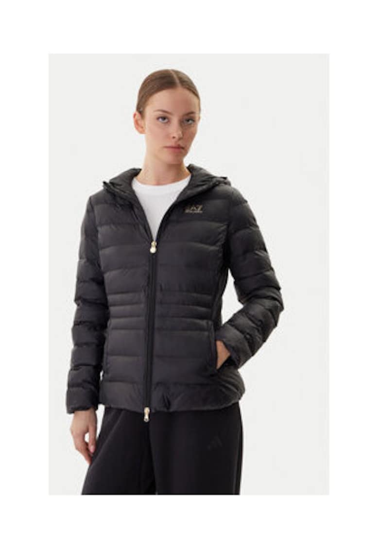 EA7 Geaca de iarna - Emporio Armani neagra - poliamida