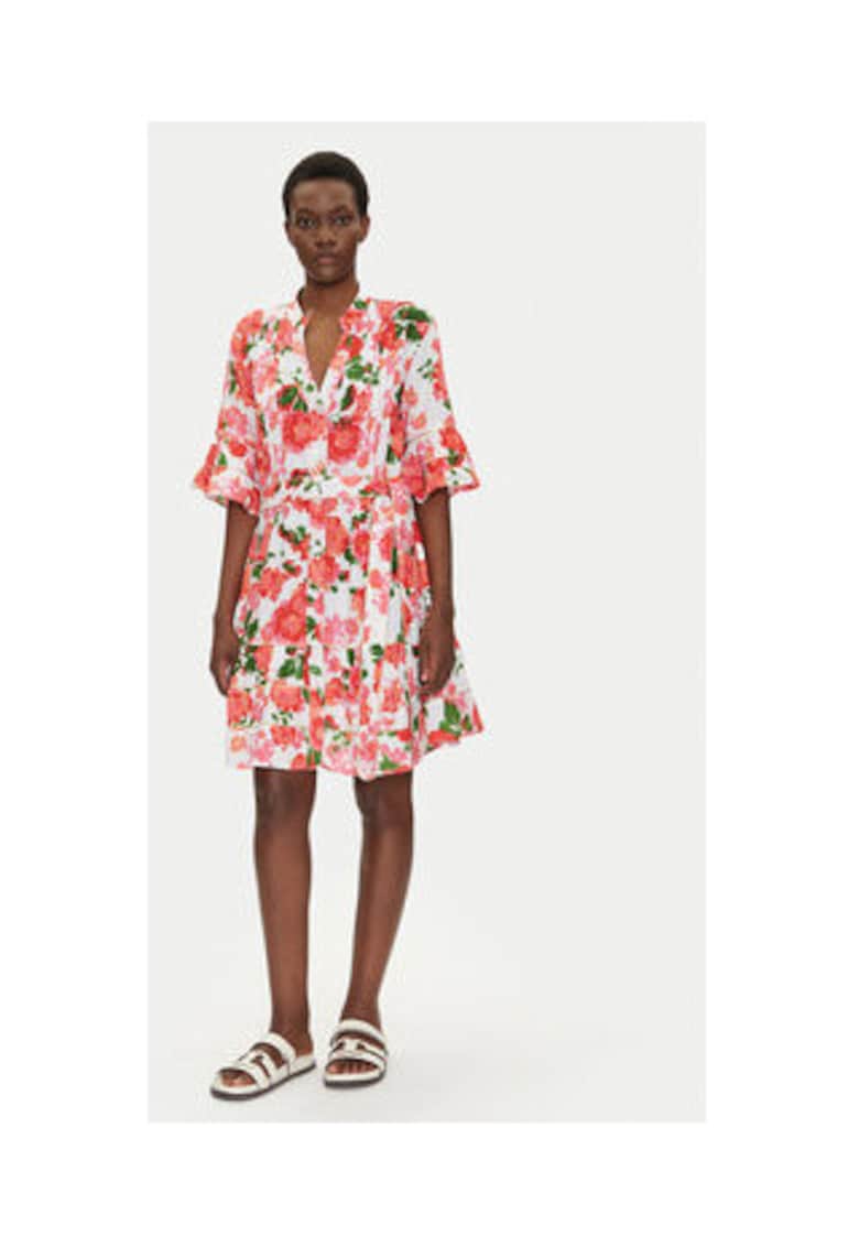 Rochie de vara - multicolor - 60% bumbac - 40% in -