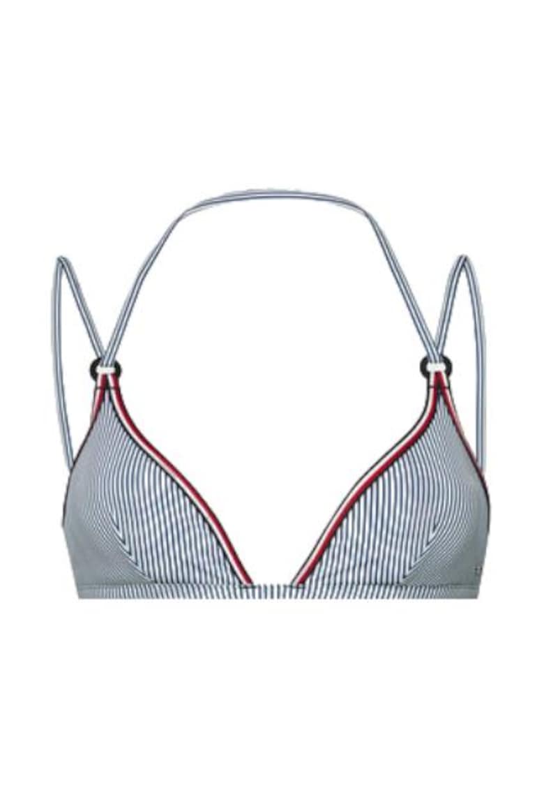 Top de bikini dama - albastru - 83% poliamida reciclata - 17% elastan -