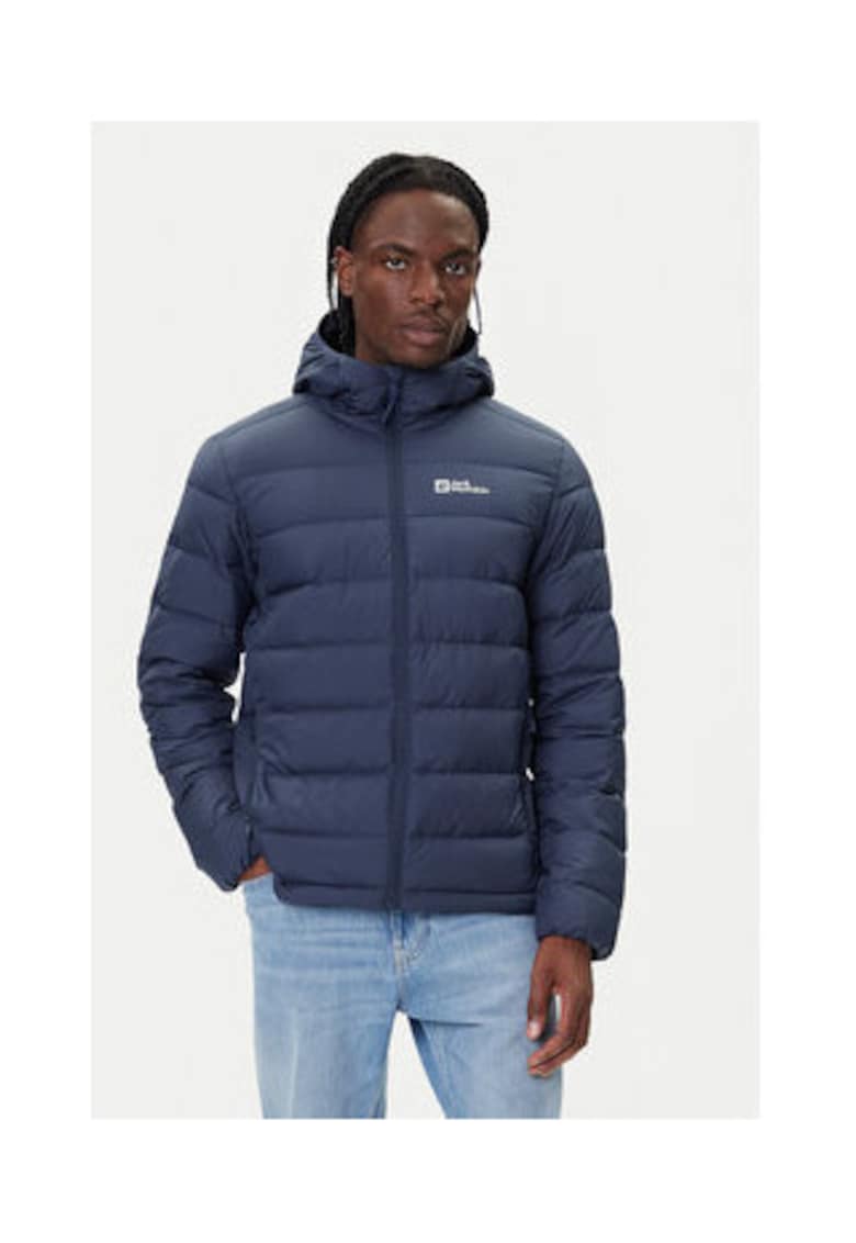 Geaca puf Barbati - Bleumarin - 100% poliester reciclat