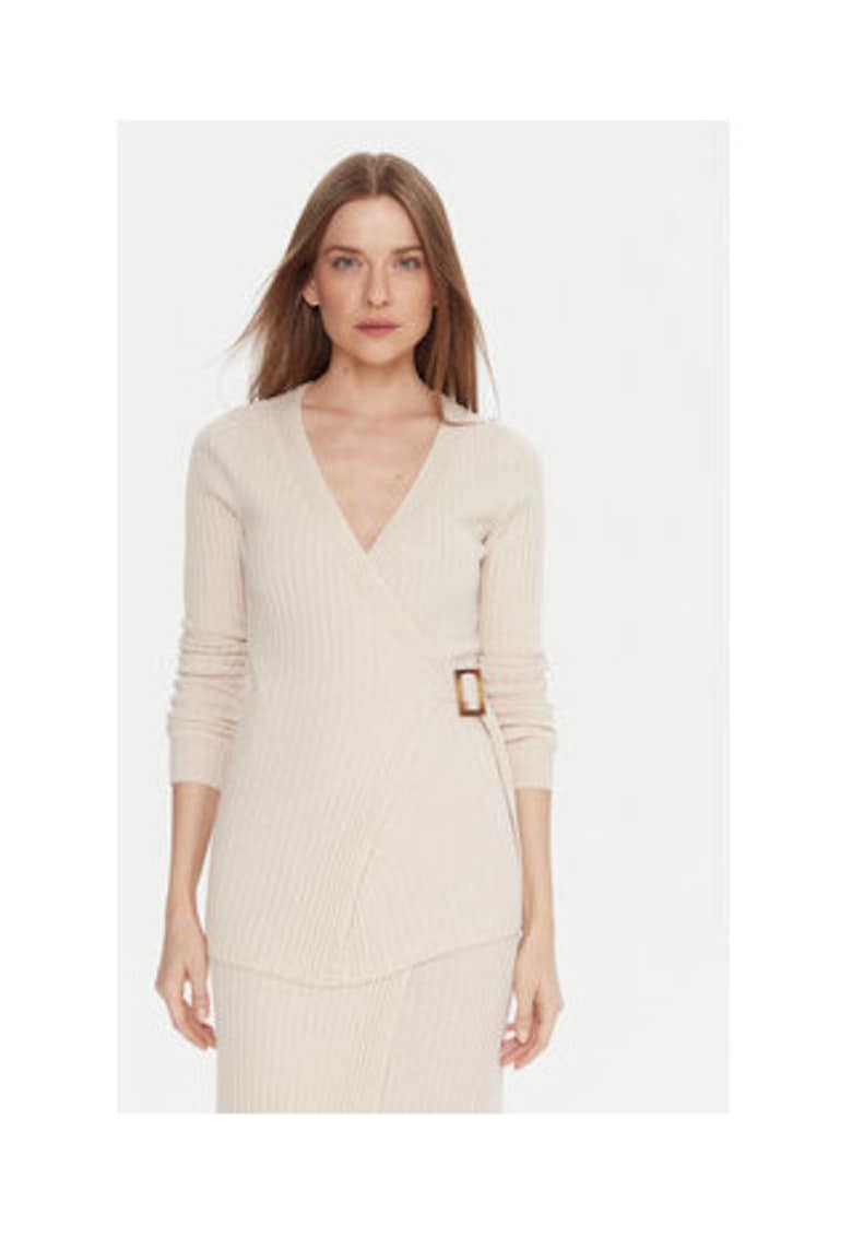 Cardigan dama - poliamida - ecru