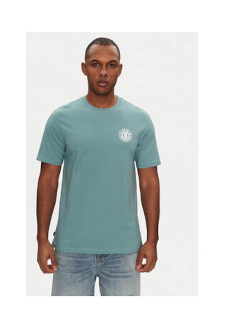 Element Tricou barbati - verde - 100% bumbac