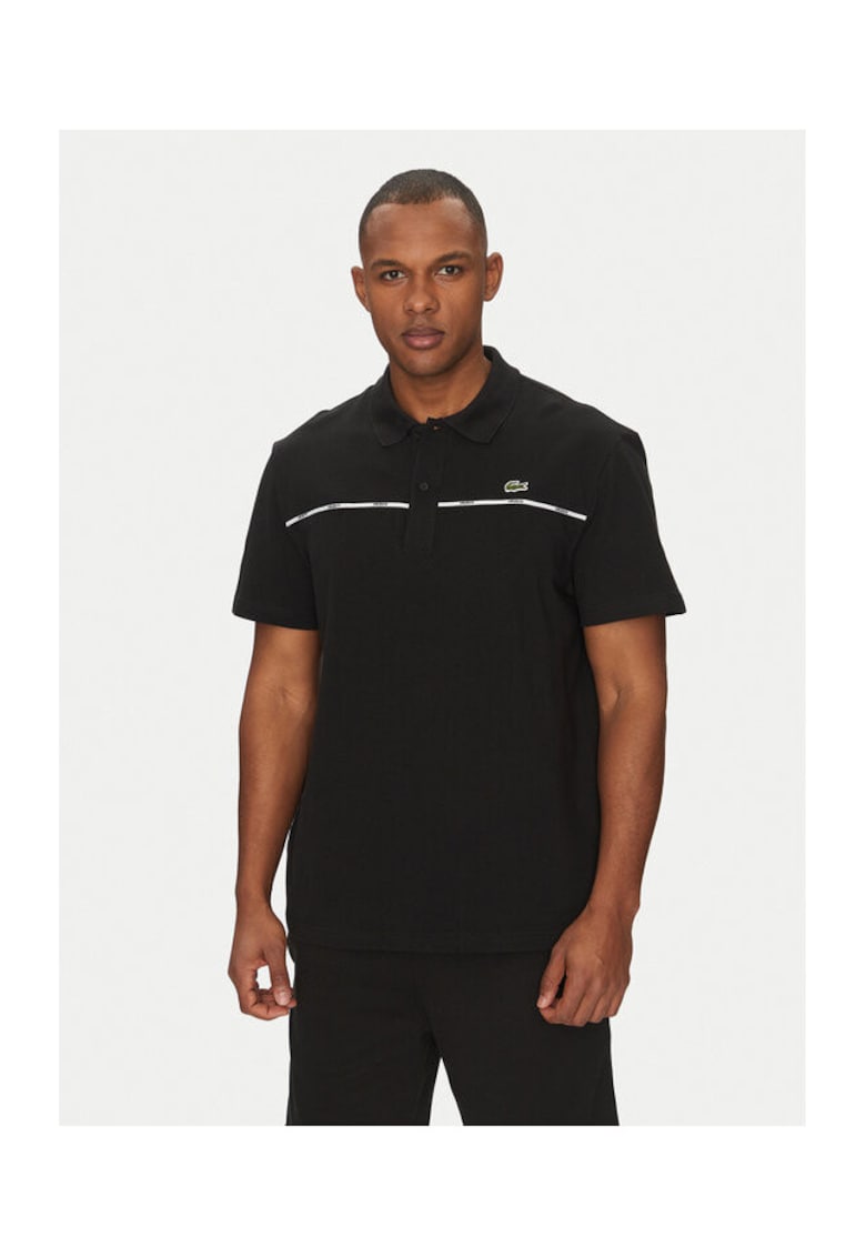 Lacoste Tricou barbati - negru - 100% bumbac -