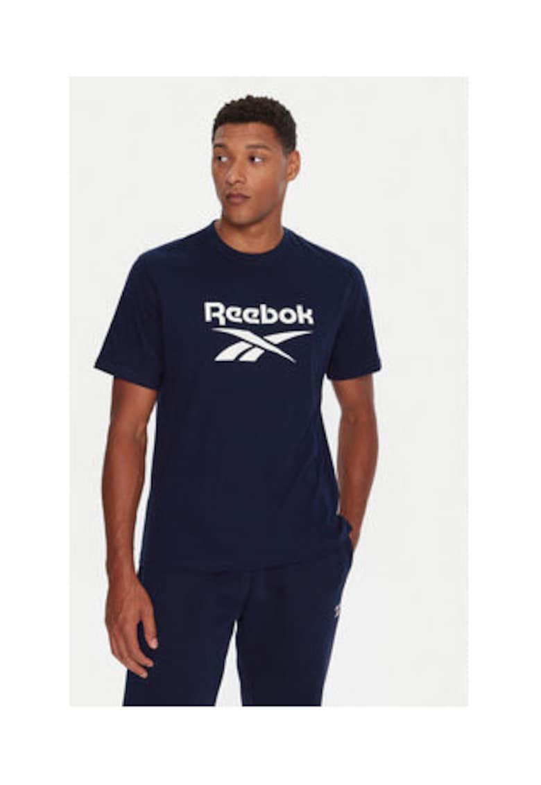 Reebok Tricou barbati - bleumarin - 100% bumbac - 36875 - Bleumarin