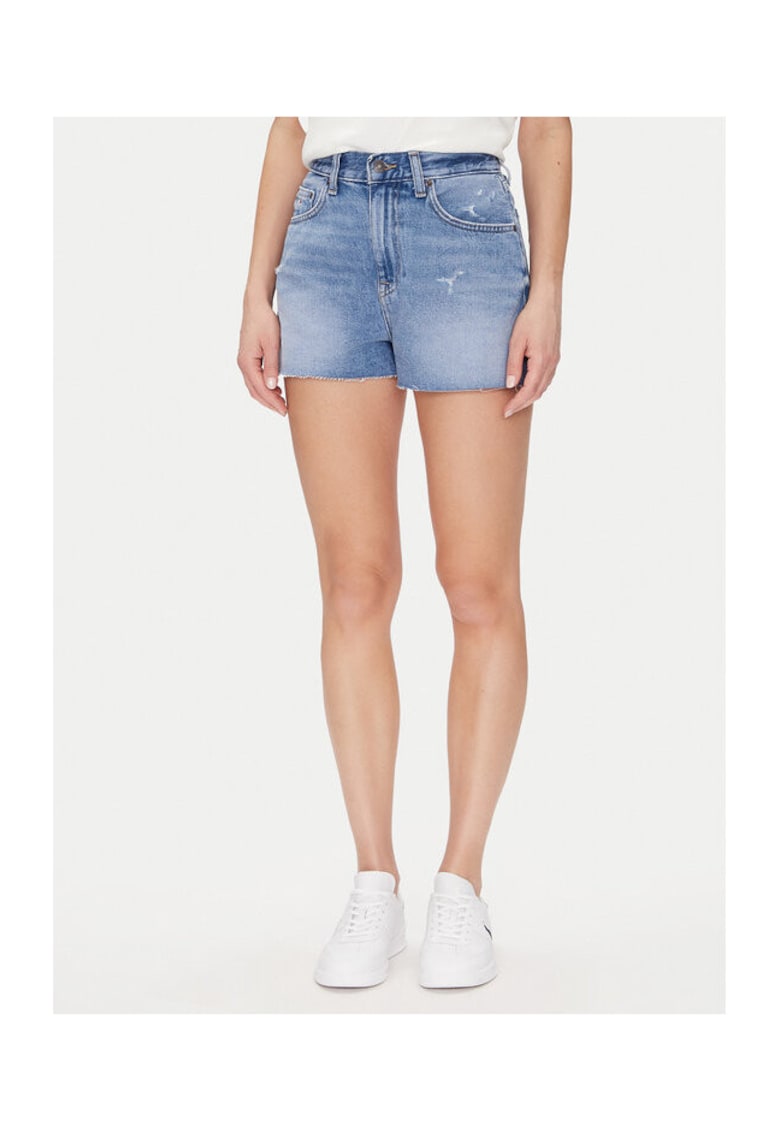 Pantaloni scurti din denim bumbac/lyocell