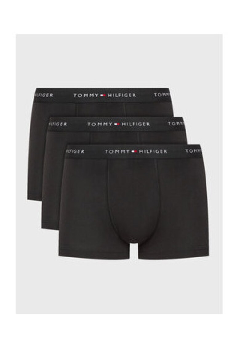 Set 3 perechi boxeri barbati - negru - bumbac