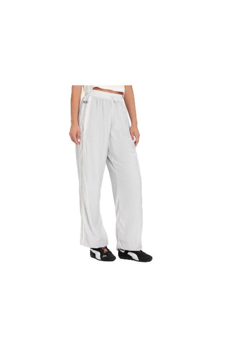 Pantaloni sport dama - Argintiu - Nylon -