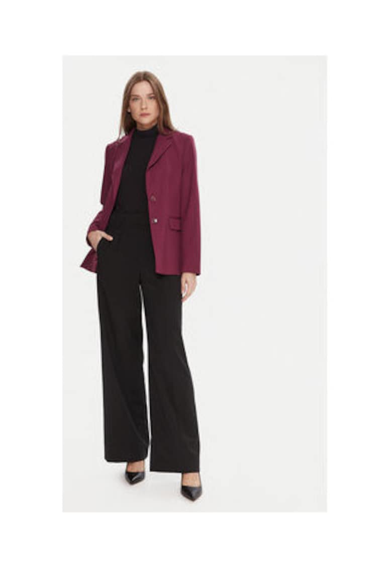 Sacou dama - mov - 68% poliester - 28% viscoza - 4% elastan -
