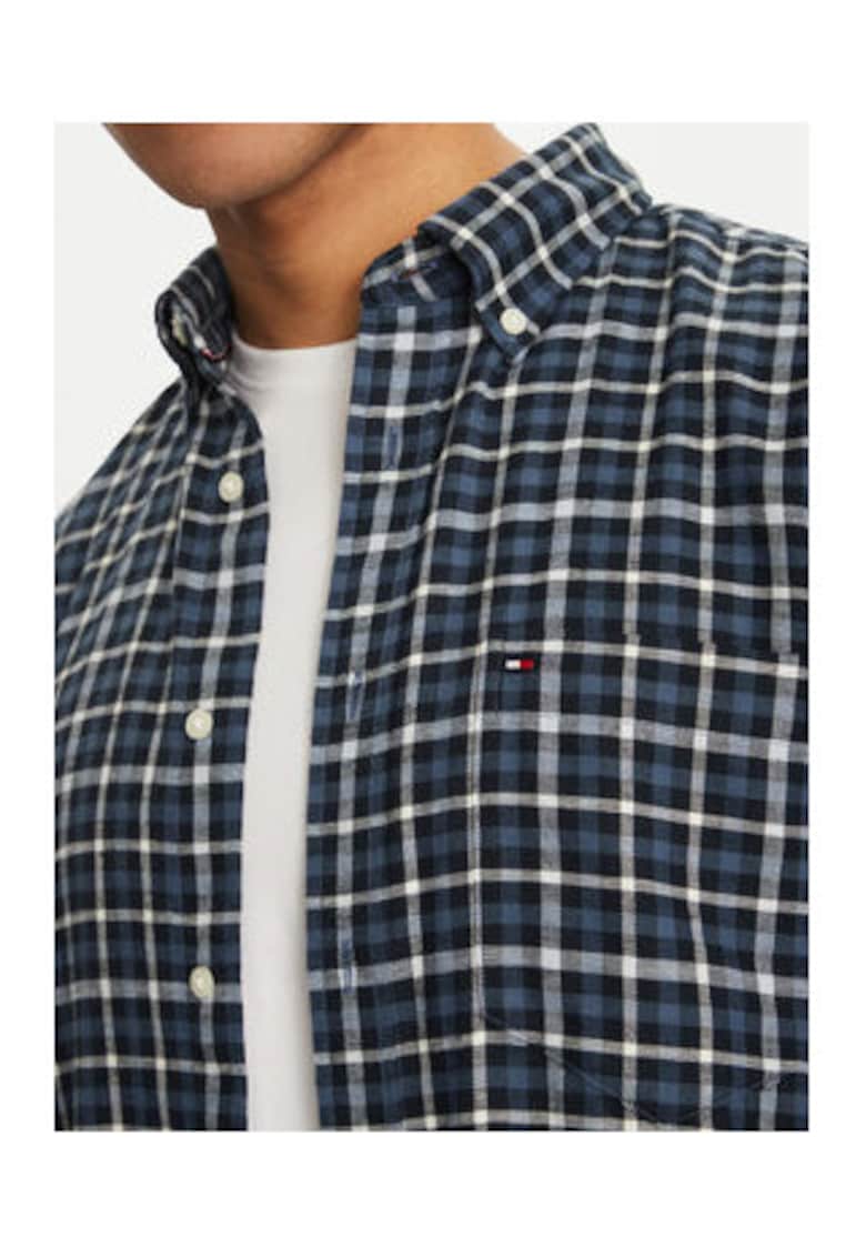Camasa Barbati - Bleumarin - 85% bumbac - 15% in -