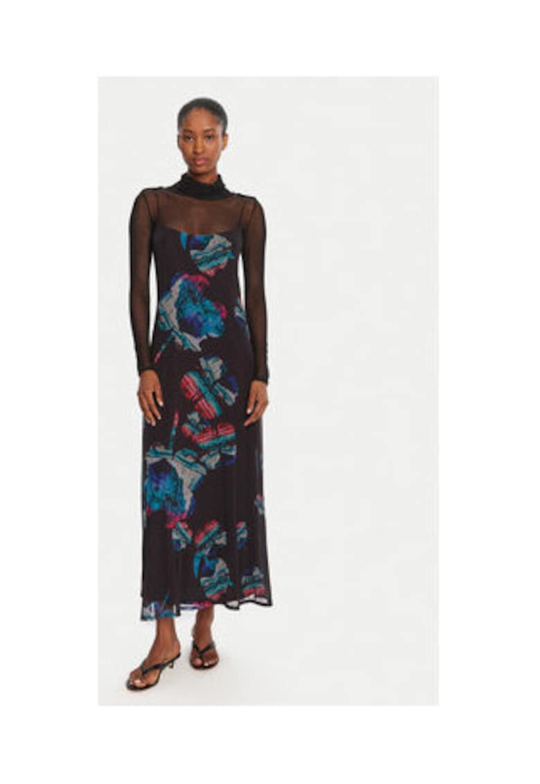 Pulover Dama - Negru - 45% bumbac - 22% lana - 19% acril - 14% poliamida -