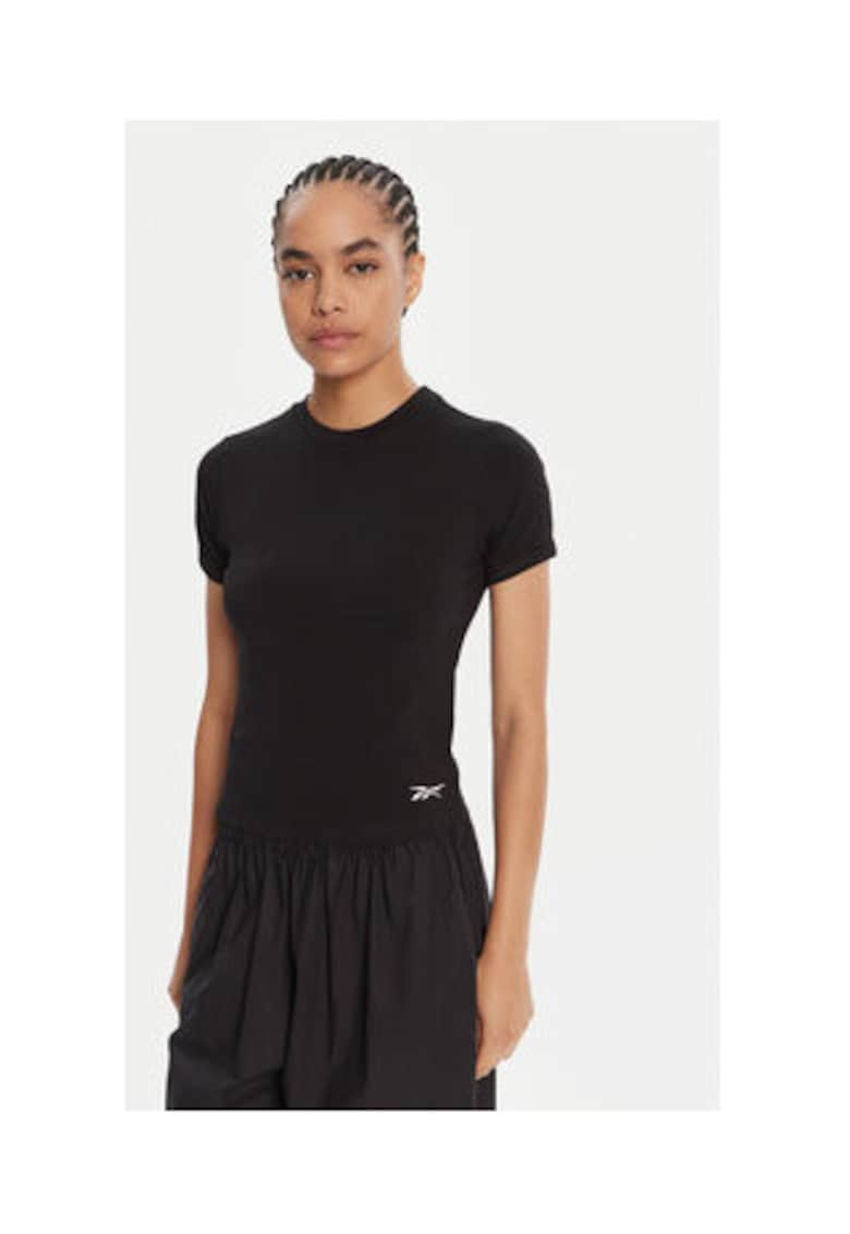 Reebok Tricou dama - negru - 95% bumbac - 5% elastan