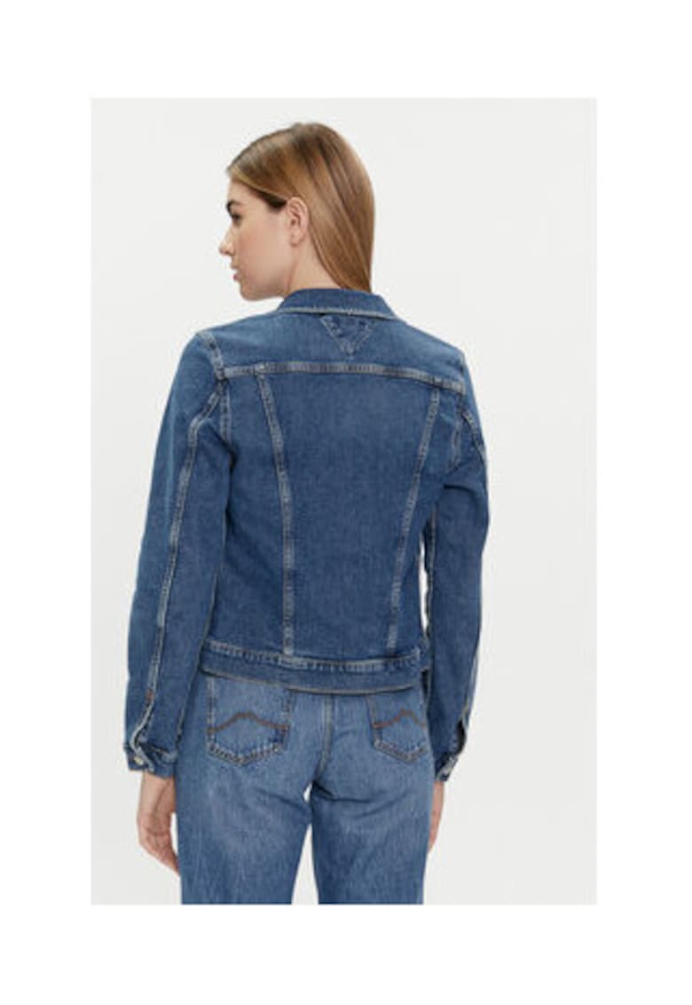 Geaca de blugi Albastru - 69% bumbac - 30% bumbac reciclat - 1% elastan - Albastru
