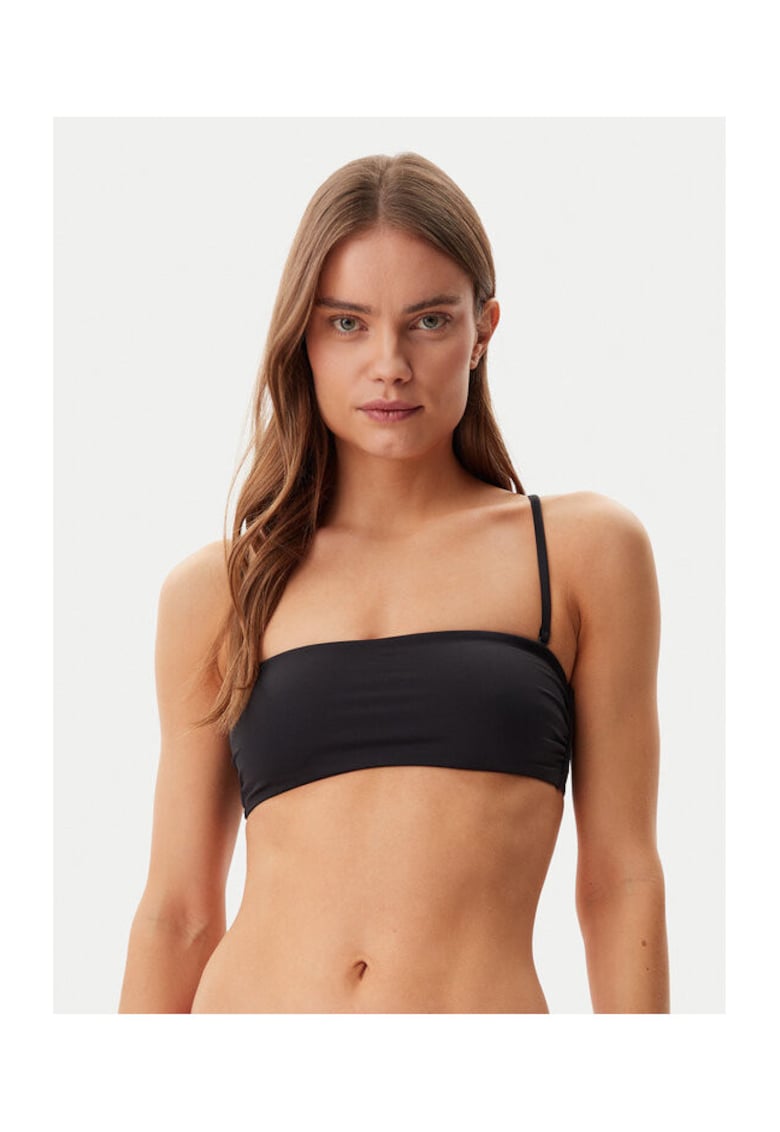 Top de bikini dama - negru - 83% poliamida reciclata - 17% elastan -
