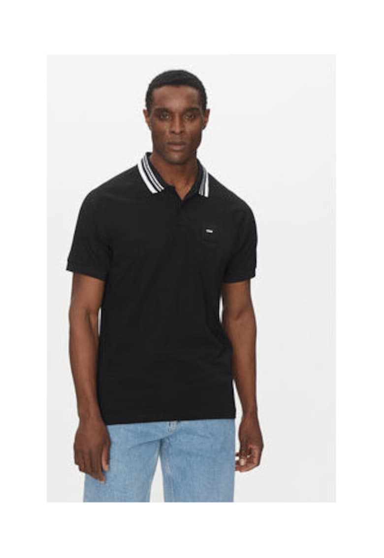 Tricou barbati - negru - 100% bumbac -