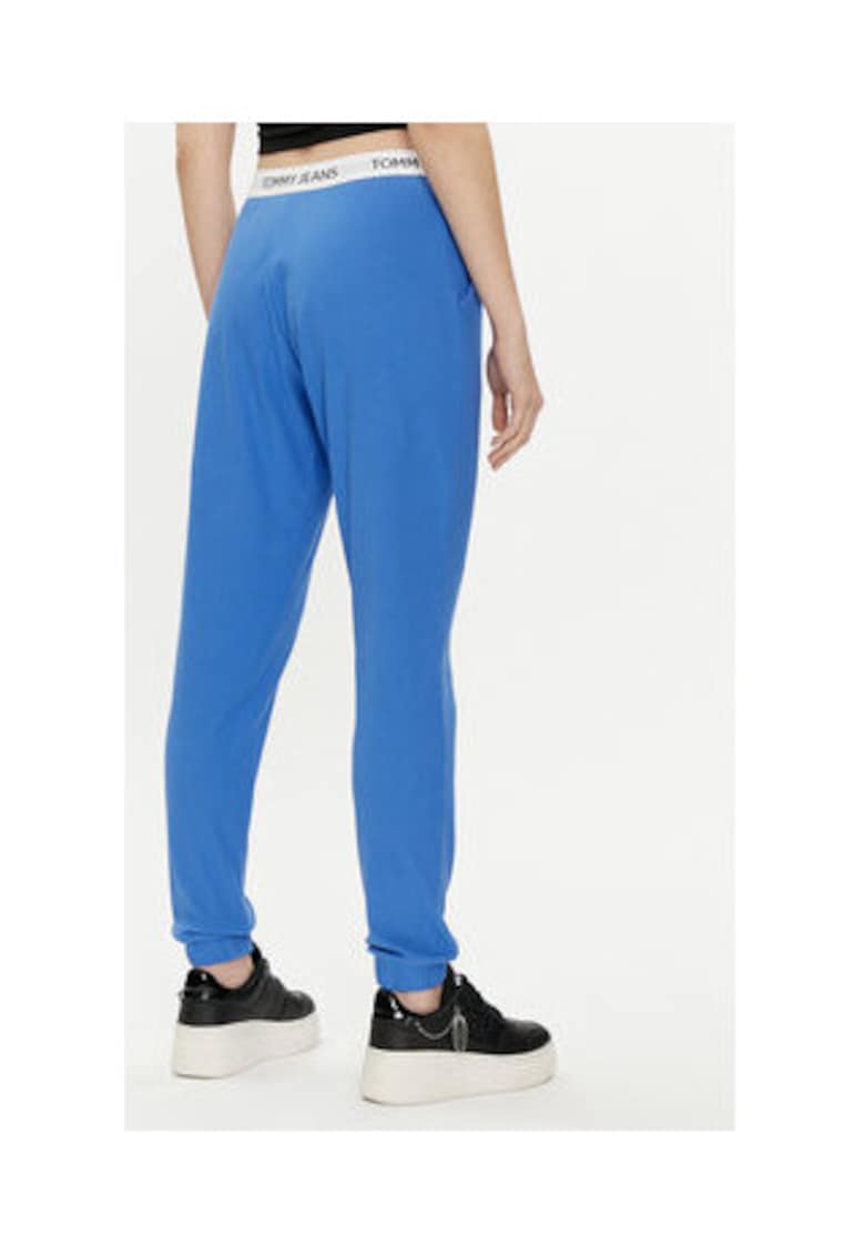 Pantaloni de trening Dama - Albastru - 95% bumbac organic - 5% elastan -