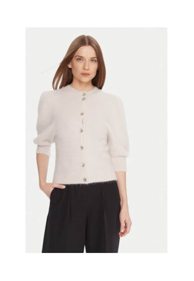 Cardigan dama - Ecru - 52% lana de alpaca - 32% poliamida - 13% lana - 3% elastan -