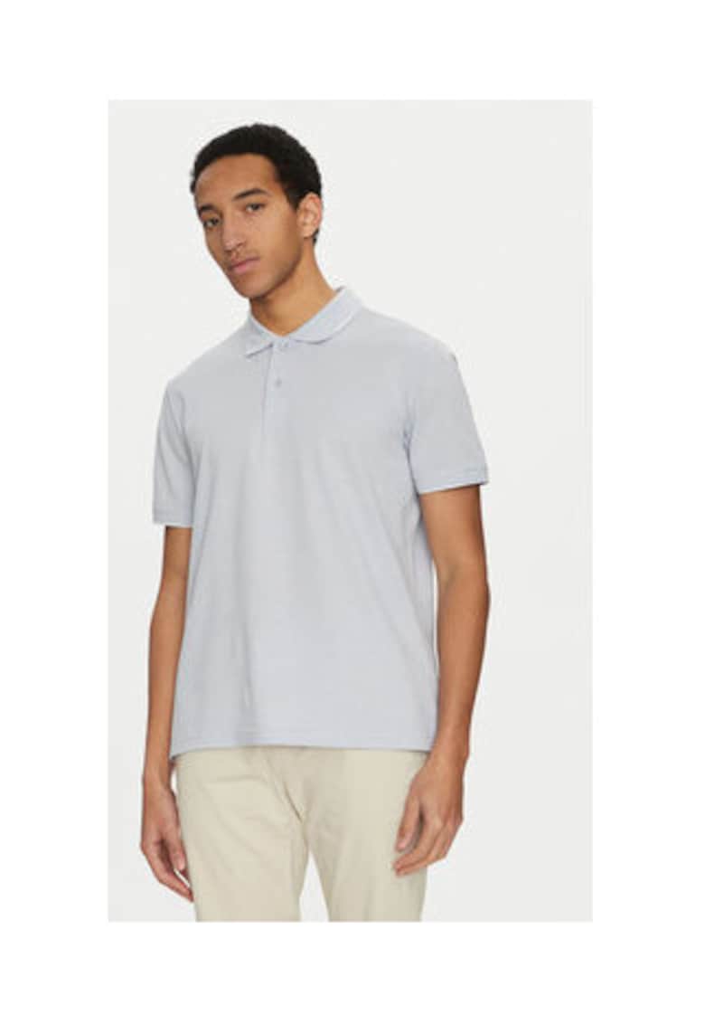 Tricou barbati - albastru - 100% bumbac organic