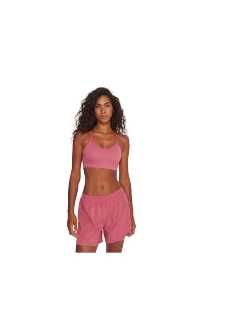 Bustiera sport - roz - 85% poliester - 15% elastan