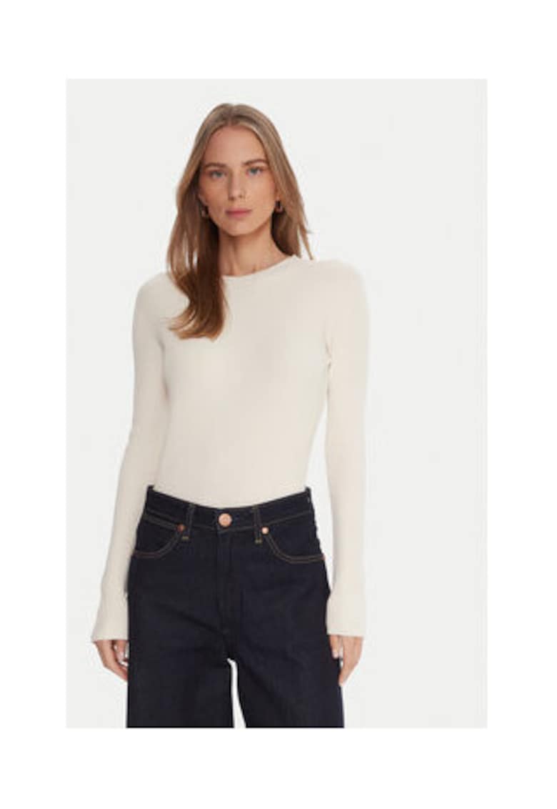 Pulover Dama - Ecru - 63% viscoza - 37% poliamida -