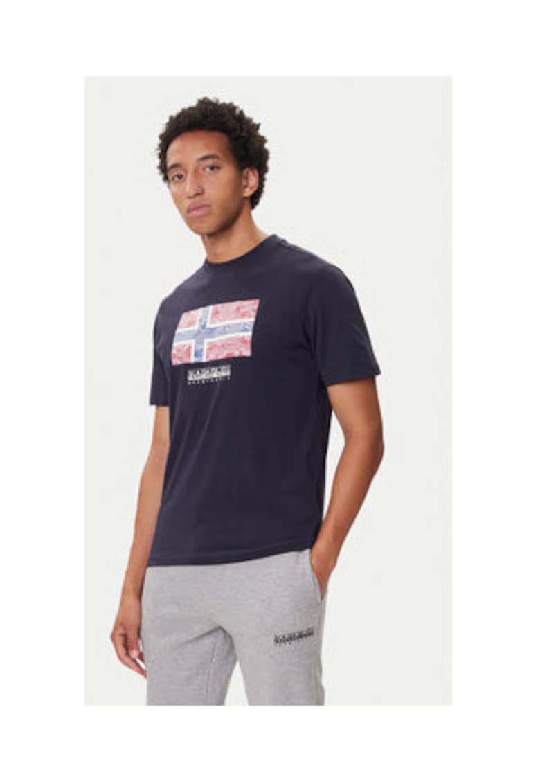 Tricou barbati - bleumarin - 100% bumbac - 65982 - Bleumarin