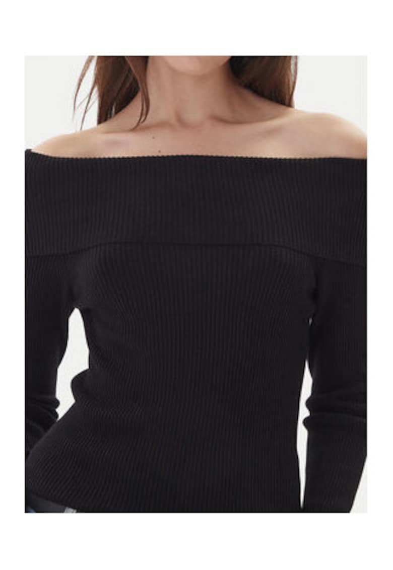 Kontatto Pulover Dama - Negru - 63% viscoza - 37% poliamida - OS