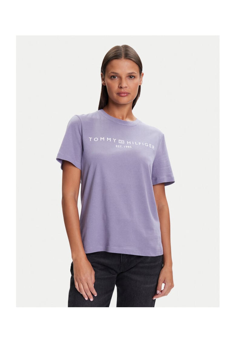Tricou Dama - Mov - 100% bumbac -