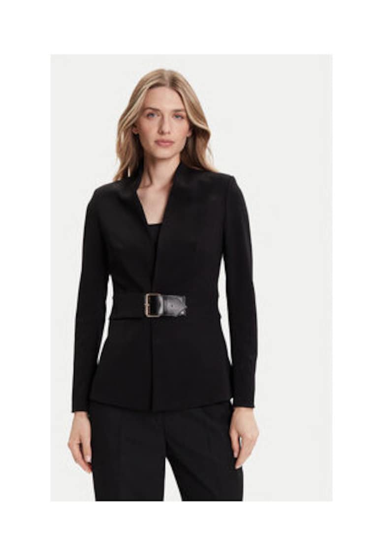 Sacou dama negru - 96% poliester - 4% elastan