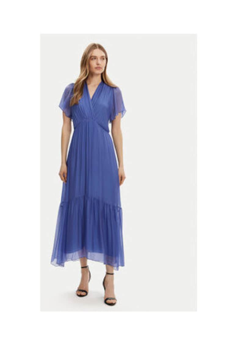 Rochie de vara Albastru - 70% viscoza - 30% matase - Albastru