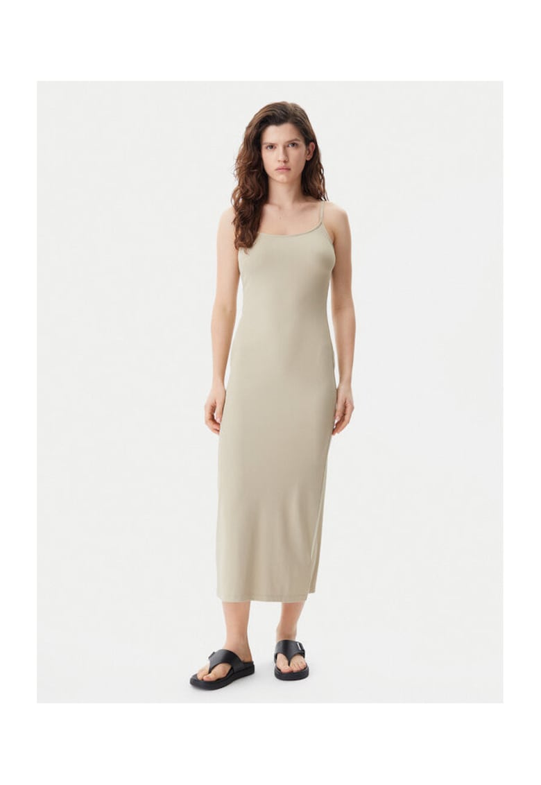 Rochie de vara - bej - 94% poliamida reciclata - 6% elastan - Bej