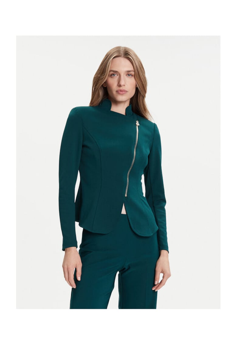 Sacou dama - verde - poliester si elastan