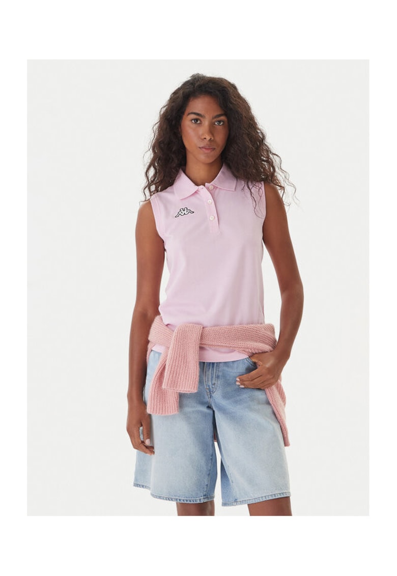 Kappa Tricou dama - Roz - Bumbac/Poliester - Roz