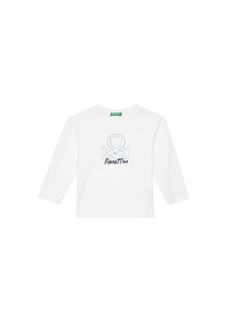 Bluza cu imprimeu - alb