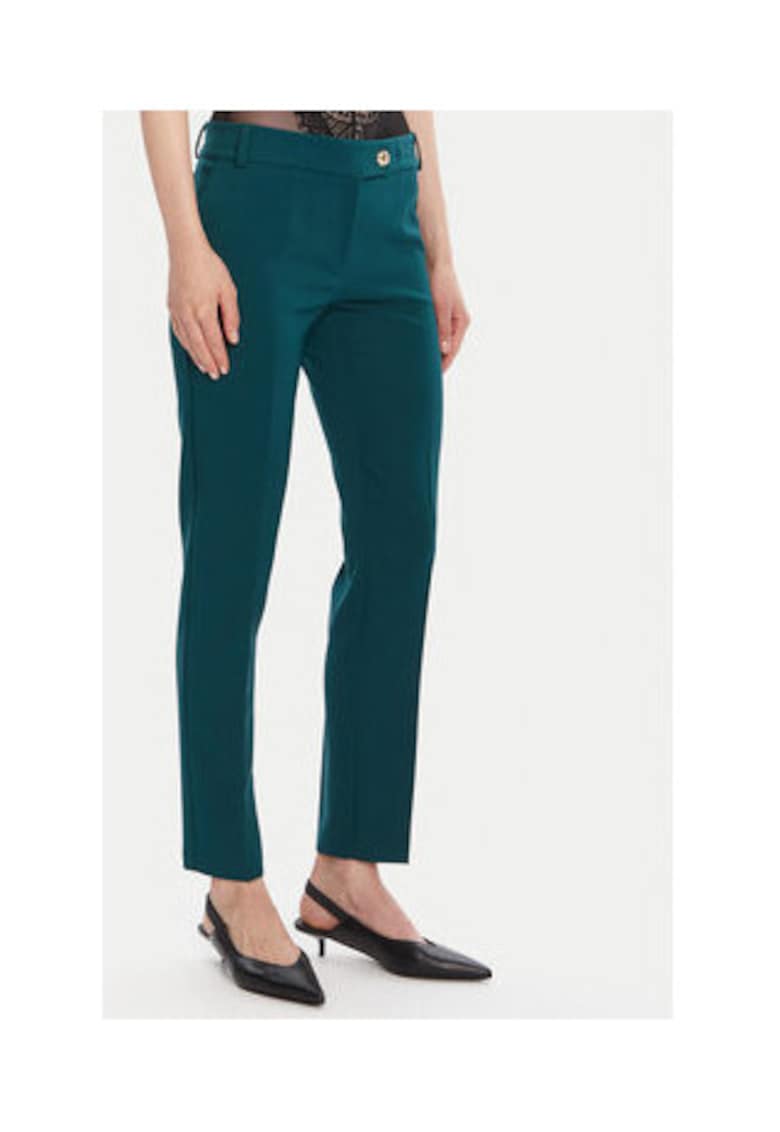 Pantaloni dama - verde - 90% poliester - 10% elastan - Verde
