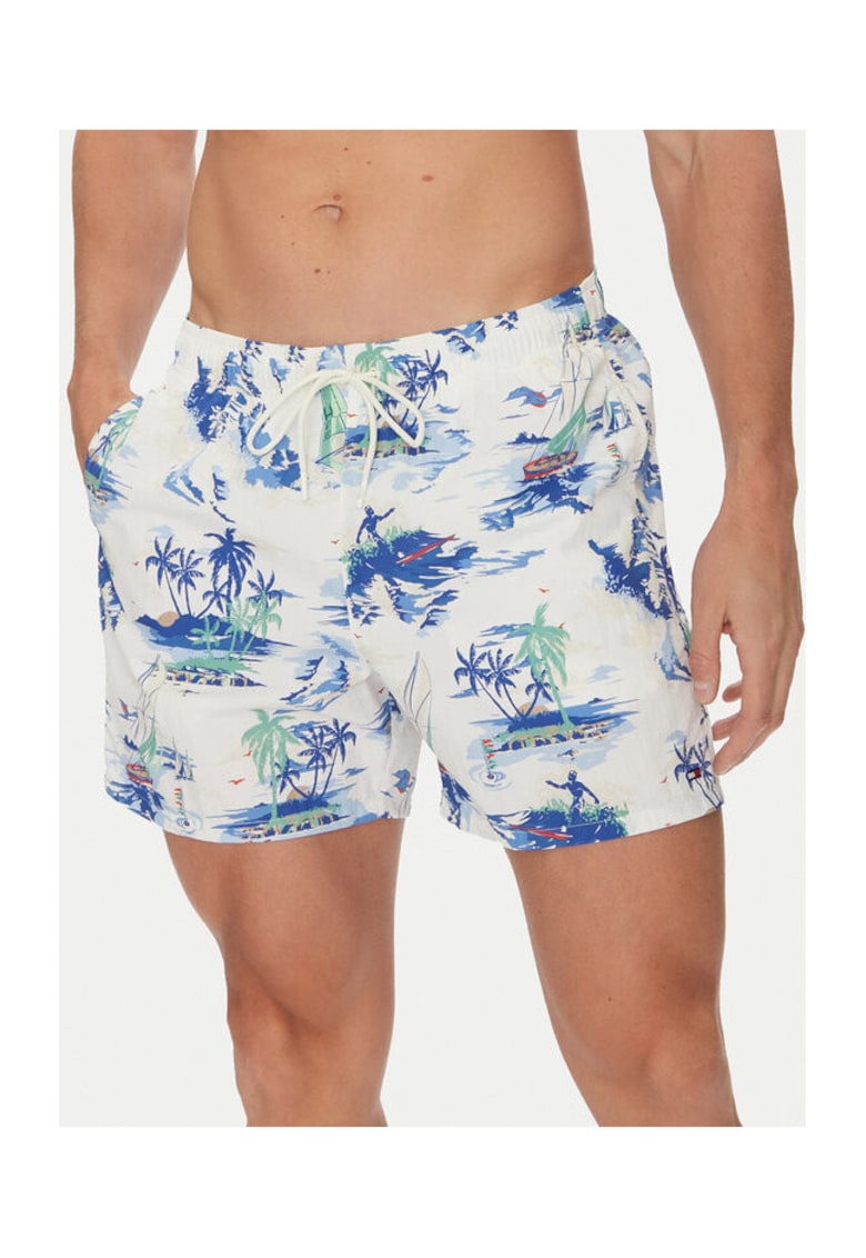 Costum de baie barbati - multicolor - nailon reciclat -