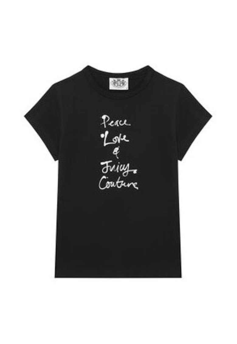 Tricou dama - Bumbac/Elastan - Negru