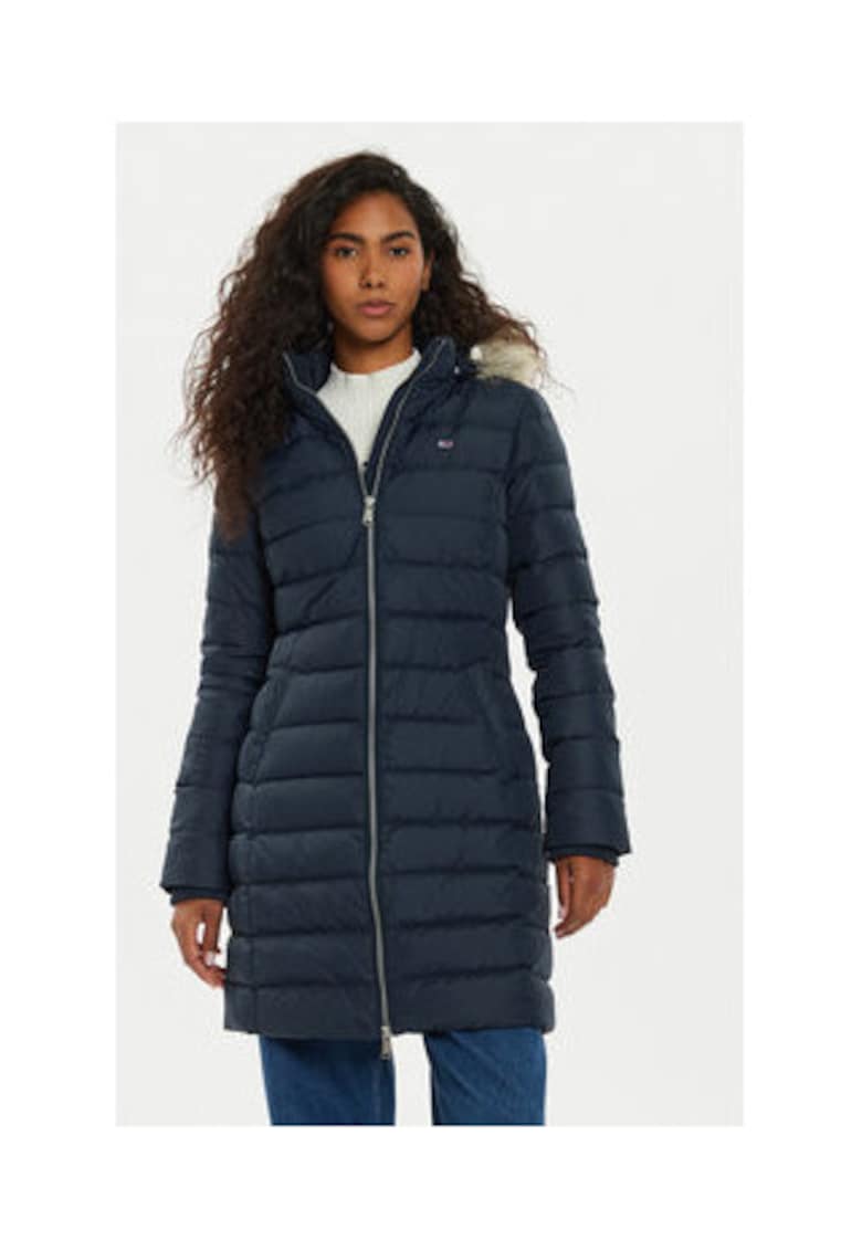 Palton de iarna Dama - Bleumarin - 100% poliester reciclat -