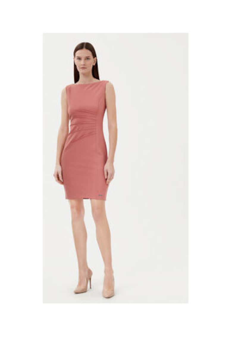 Rochie de cocktail Dama - roz - 66% poliester - 30% poliester reciclat - 4% elastan -