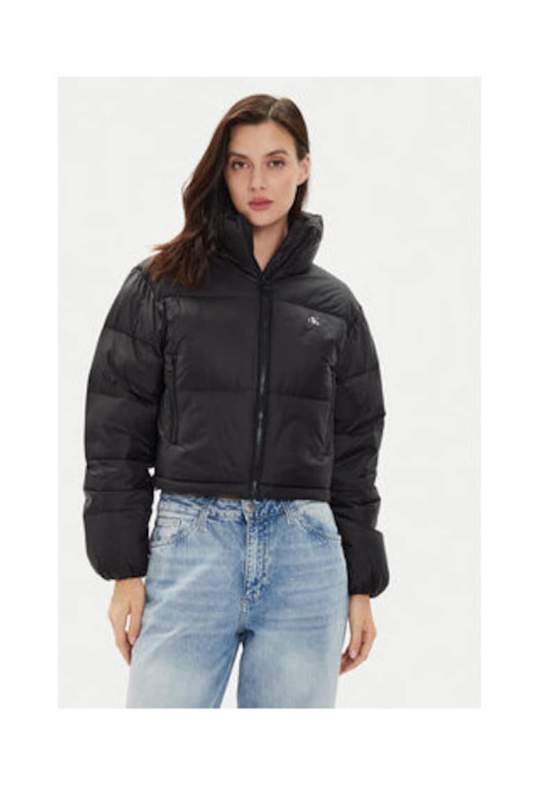 Geaca dama nylon - negru -
