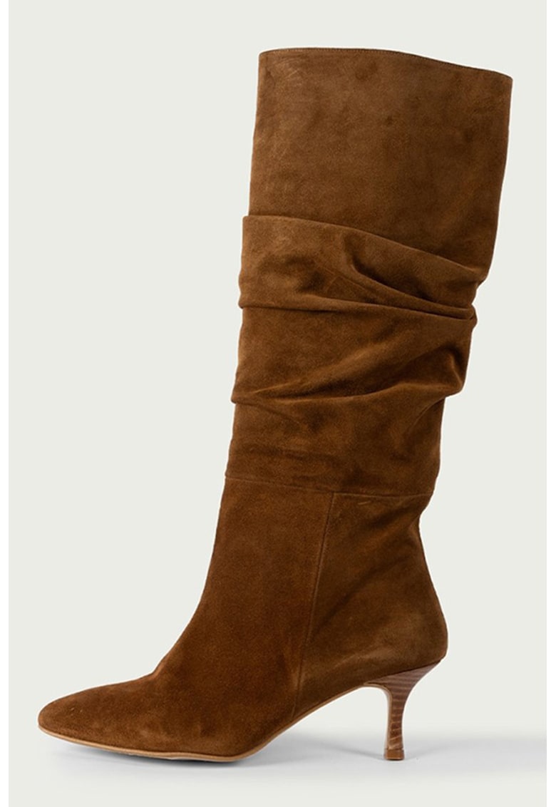 Cizme medii din piele Sara