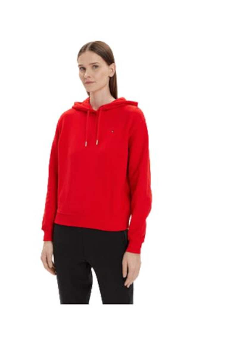 Hanorac dama - bumbac - rosu -