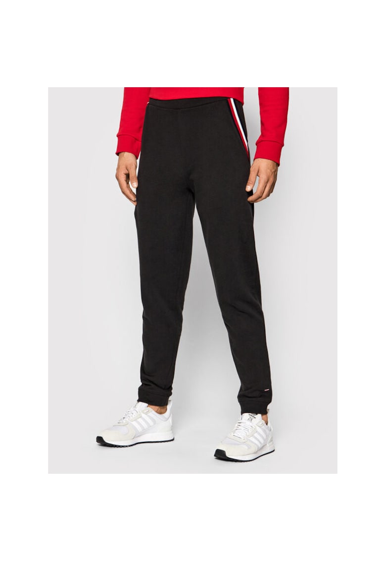 Pantaloni de trening Barbati - Negru - 75% bumbac - 25% lyocell