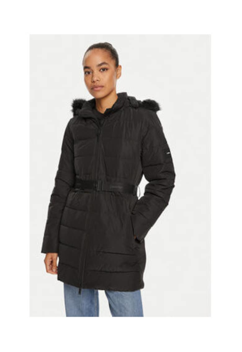 Calvin Klein Palton de iarna Dama - Negru - 100% poliester reciclat