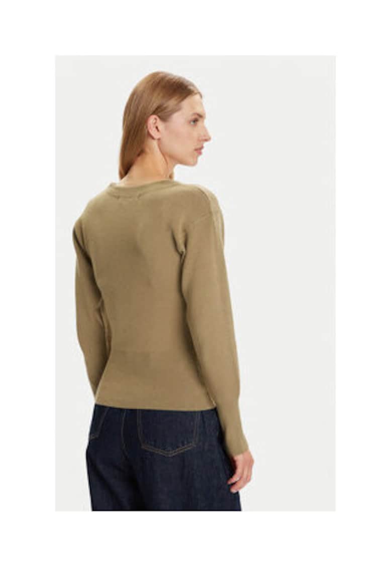 Cardigan dama - Verde - 50% viscoza - 28% poliester - 22% nailon