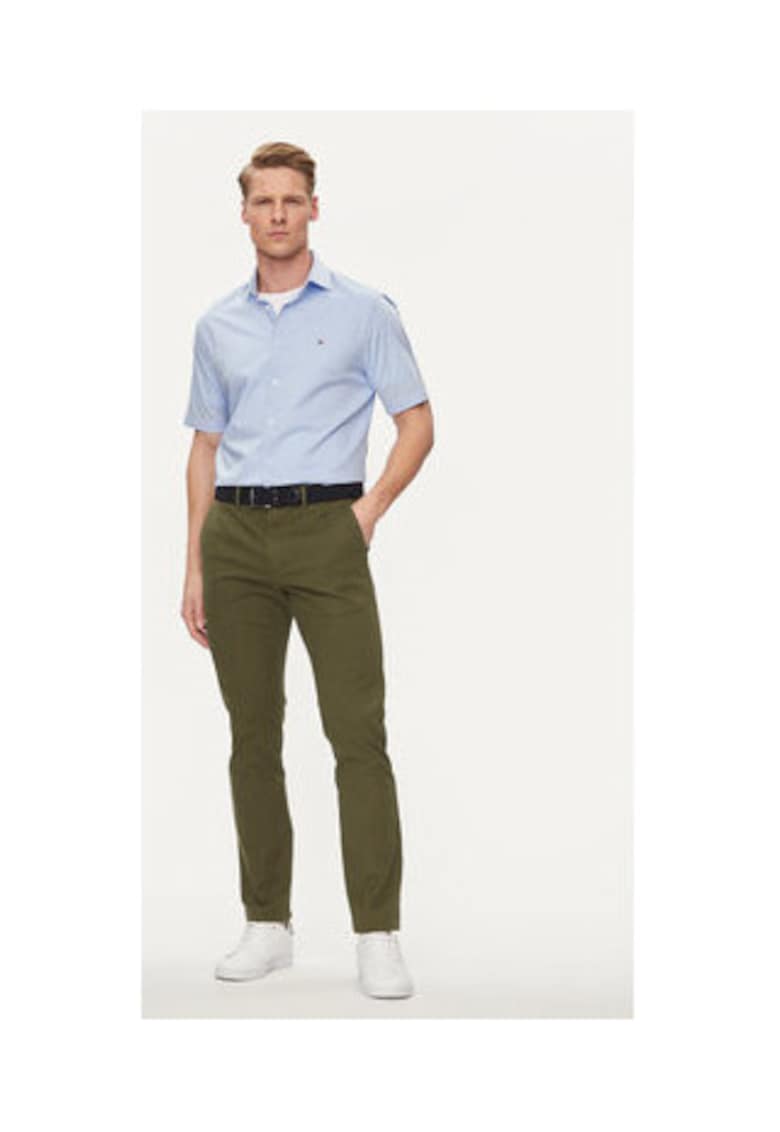 Camasa barbati - Albastru deschis - 98% bumbac - 2% elastan - Albastru deschis