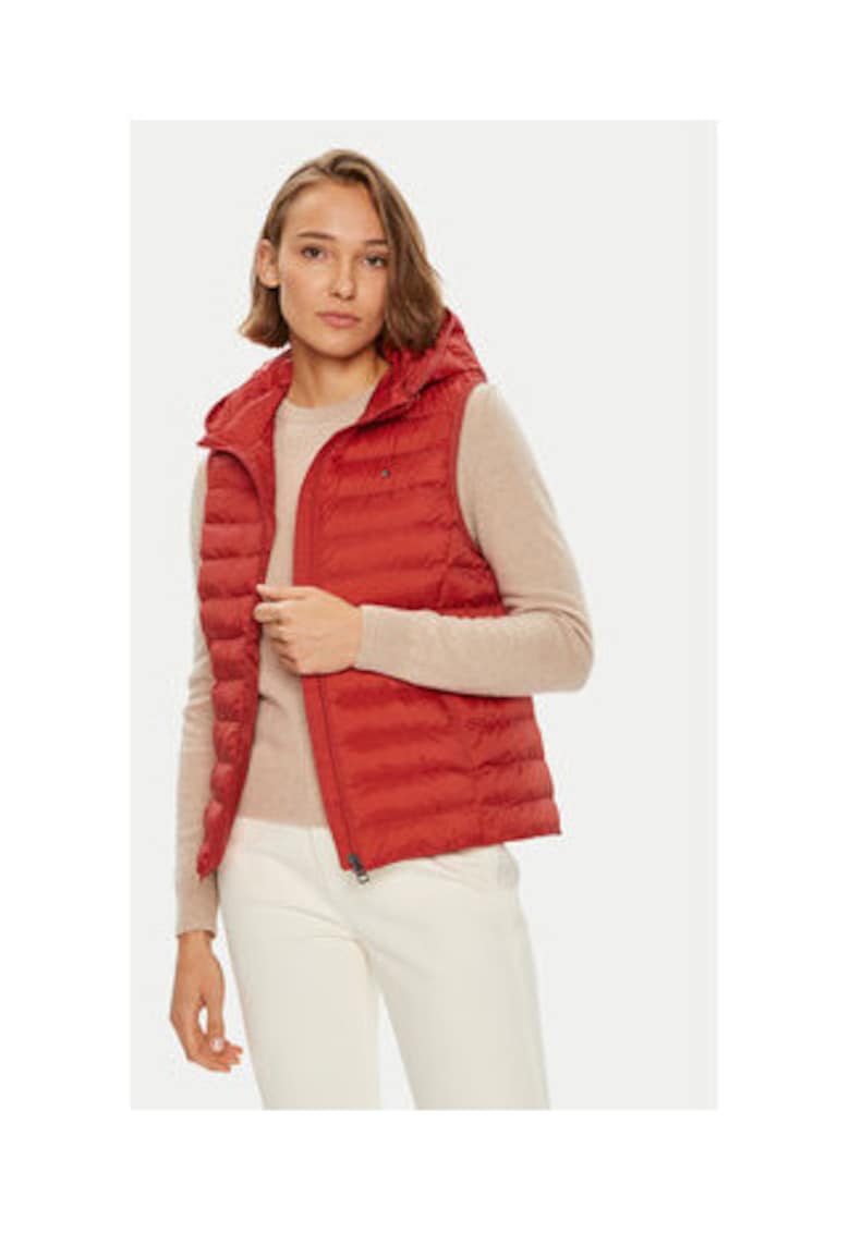 Tommy Hilfiger Vesta dama - Rosu - 100% poliester reciclat -