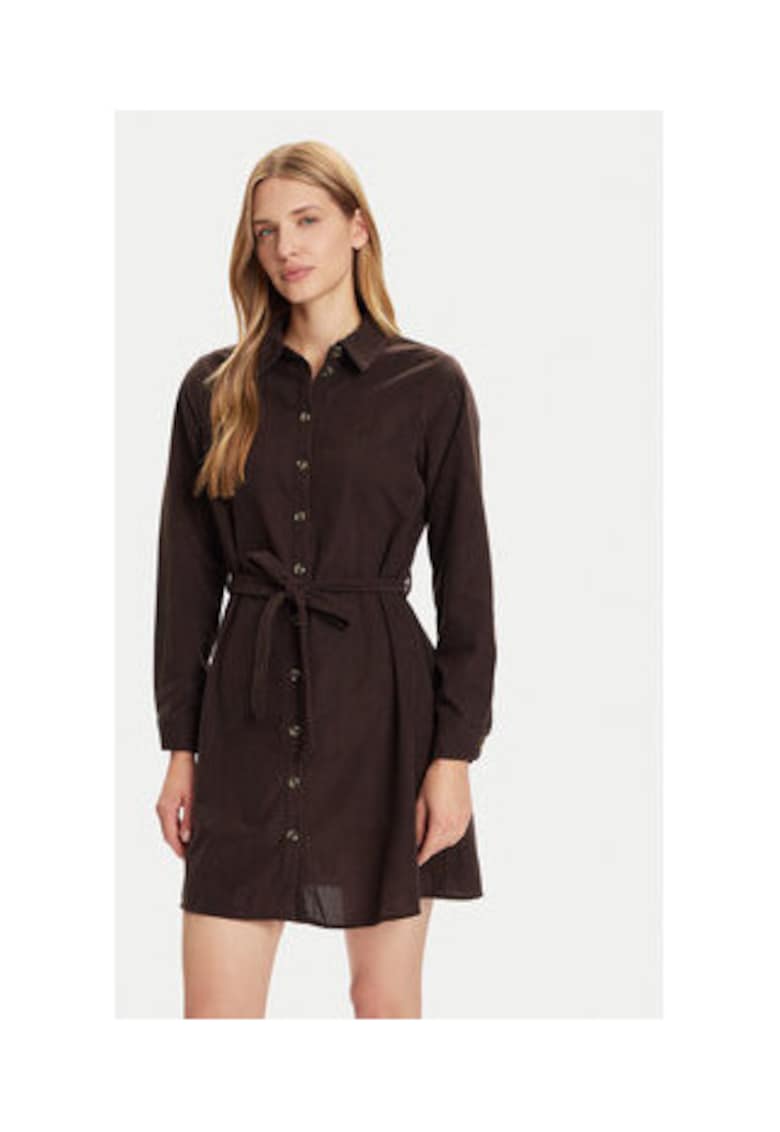 Vero Moda Rochie camasa Dama - maro - 100% poliester reciclat