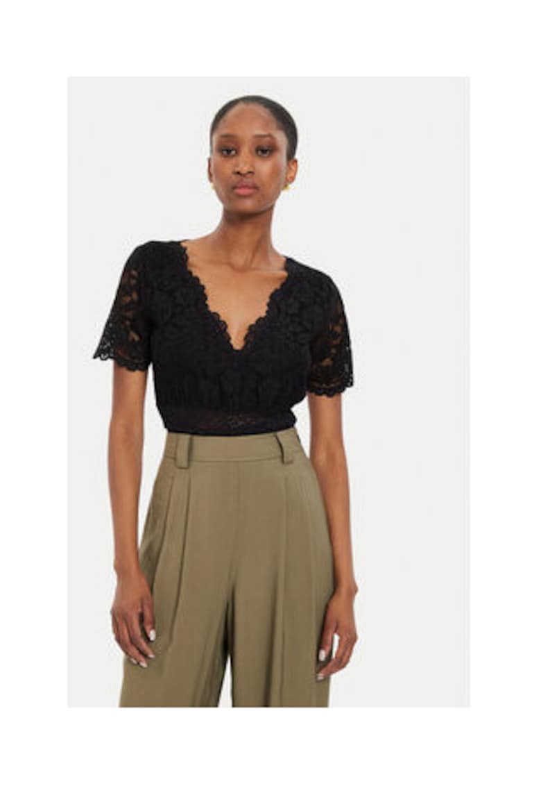 Morgan Body de dama - Negru - 95% viscoza - 5% elastan -